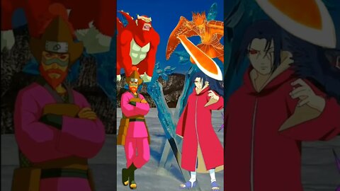 WHO IS STRONGEST?? Itachi Susanoo VS All Jinchuriki.#shorts