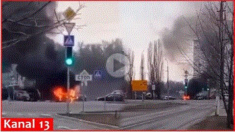 Images from Russia's Belgorod region, where Ukraine fired successive rockets