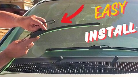 How To Install Windshield Wiper Blades - Replacement Wipers