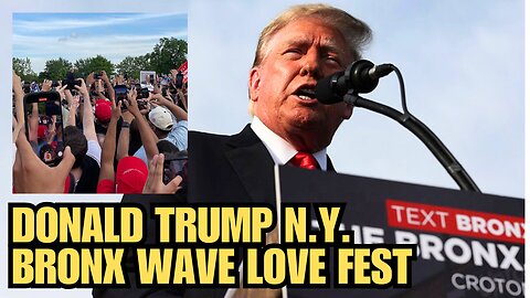 BRONX RED WAVE REACTIONS! Trump 1st South Bronx rally in 50 years wins strong support from democrats