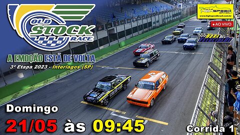 OLD STOCK RACE | Corrida 1 | 3ª Etapa 2023 | Interlagos (SP) | Ao Vivo