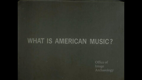 1964, TELECINE, "WHAT IS AMERICAN MUSIC", PT1, NEW YORK PHILHARMONIC, YOUNG PEOPLE'S CONCERTS