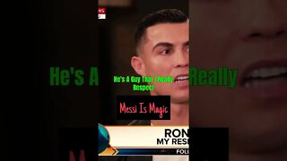 Cristiano Ronaldo "MESSI IS MAGIC" Piers Morgan Interview