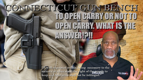 To open carry or not to open carry... What is the answer!?!!