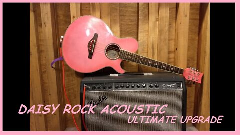 Daisy Rock Acoustic Guitar - Ultimate Upgrade