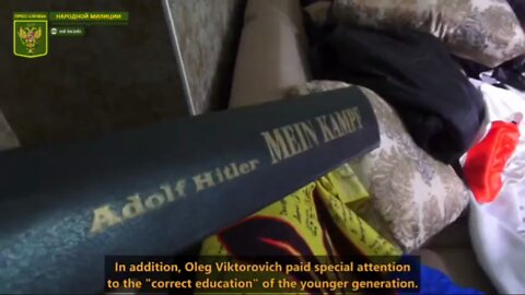 The apartment of a well known Ukrainian neo-nazi was found in Rubezhnoe