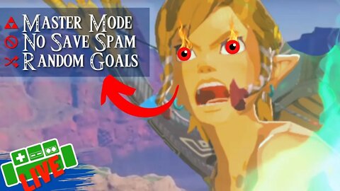 Oh no... 💀 HARDCORE MODE BotW Randomizer 💀