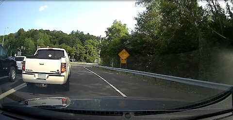 Inconsiderate drivers block lanes for their own convenience