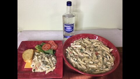 Vodka Chicken Penne Pasta For Date Night