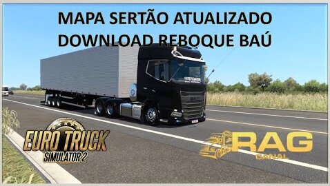 100% Mods Free: Mapa Sertão 3.1 e Reboque Baú Free