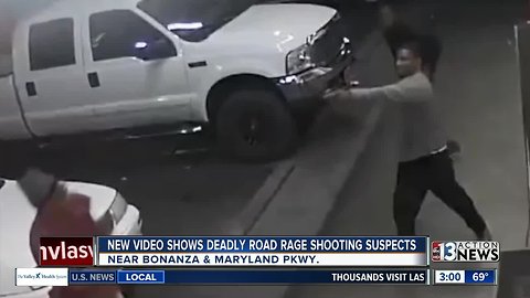 Vegas police release footage of suspects in fatal road rage shooting