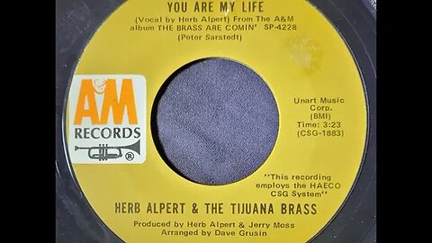 Herb Alpert & The Tijuana Brass – You Are My Life