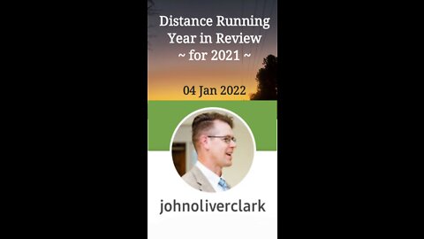 My Distance Running 2021 Year in Review