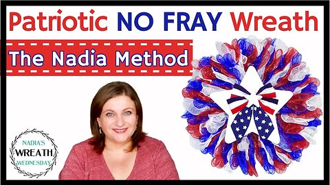 AMAZING NO FRAYING RUFFLE WREATH | DOLLAR TREE ZERO FRAY DECO MESH TUTORIAL | The Nadia Method