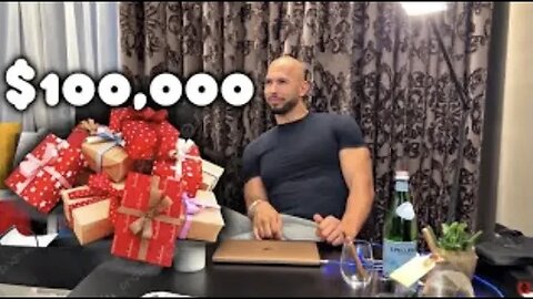 Andrew Tate's $100,000 Christmas Present SHOWCASE !!