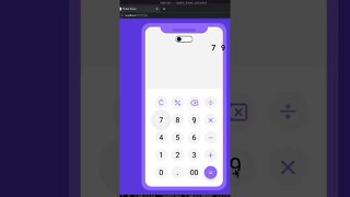 Animated Web Calculator App created using #flutter framework 📱