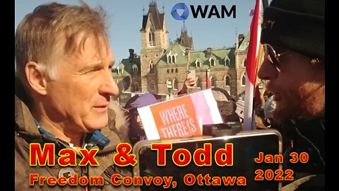 Maxime Bernier at Freedom Convoy 2022 on Parliament Hill