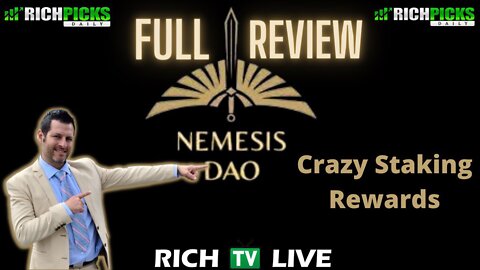 NEMESIS DAO NMS TOKEN EXCLUSIVELY ON RICH TV LIVE