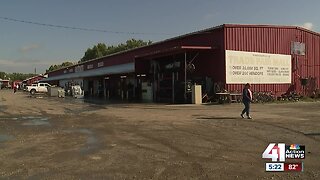 Harrisonville cleans up after weekend flooding