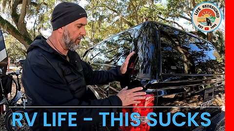 He Hit A Tree With His Truck | Full Time RV Life