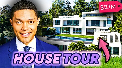 Trevor Noah | House Tour | His Luxurious $27.5 Million Bel Air Mansion