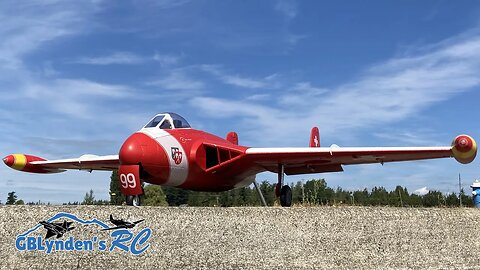 Crash Landing Of Wild Bill Flynn's Freewing de Havilland DH-112 Venom V2 90mm EDF Jet