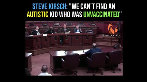 ✅They cannot find one unvaccinated kid who is autistic. | Steve Kirsch