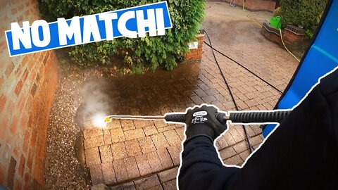 Power Washing Man BLITZES Big Driveway In A Couple Hours!