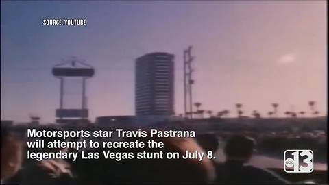 Evel Knievel's jump over Caesars Palace fountains to be attempted by Travis Pastrana