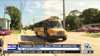 Former St. Lucie County school bus driver accused of inappropriately touching child