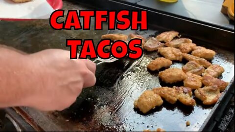 Catfish Tacos on the Blackstone Griddle