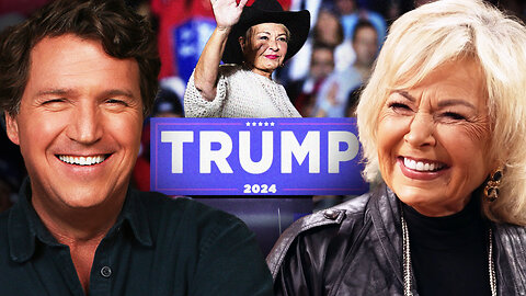 Tucker and Roseanne Barr React to Her Viral Trump Speech