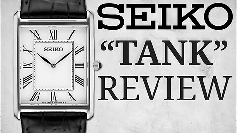 Seiko "Tank" SWR049P1 Review | Cheap Cartier Tank Alternative?