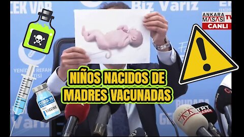 Niños de madres vacunadas nacen con malformaciones