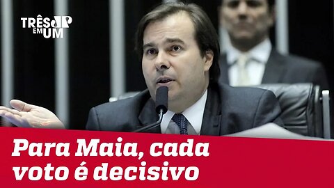 Maia diz que cada voto é importante para a reforma da Previdência