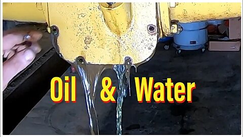 Some of the Worst Oil I've Seen | Allis Chalmers Motor Grader Service