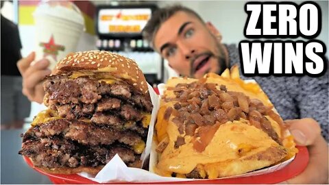 100 PEOPLE HAVE FAILED THIS BURGER CHALLENGE | INSANE BURGER FRIES & MILKSHAKE CHALLENGE | Dallas TX