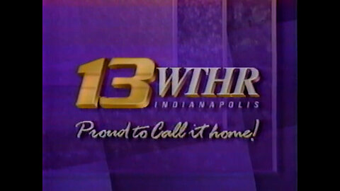 1989 - WTHR Indianapolis National Anthem and Sign Off