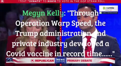 Vivek saying he'd 'End Vaccine Liability Protection' was CENSORED from the Republican Debate! 💉🤐