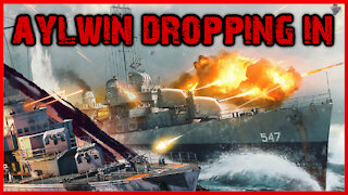 When I WIN, We Aylwin! War Thunder US Naval Battles Gameplay USS Aylwin Direct Hit Update