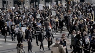 Hundreds March In Minneapolis Ahead Of The Trial Of Derek Chauvin