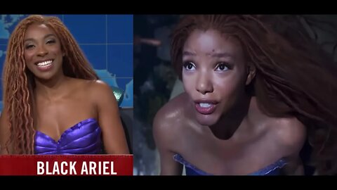 SNL Makes Corny Black Ariel Jokes w/ Another Unfunny Female Comedian