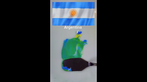 ASMR Guess the mixed Argentina Flag Colors 🇦🇷