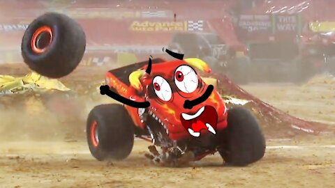 Monster Jam Extended Highlights | Crazy Monster Trucks Crashes