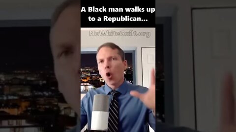 A Black Man Walks Up To A Republican...#shorts