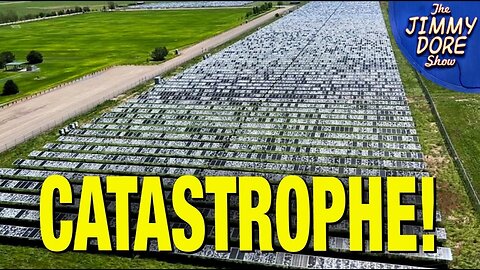 Devastating Hail Storm DESTROYS Giant Solar Farm