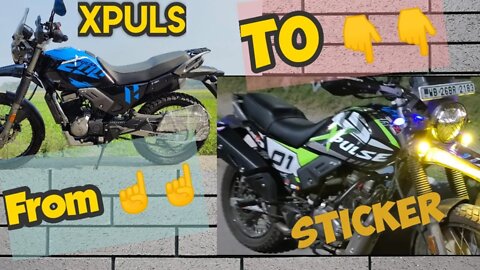 Xpuls Sticker Modification 2022 #Kolkata #SR_Info_Hub