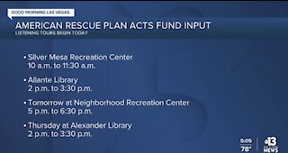 American Rescue Plan Funds input