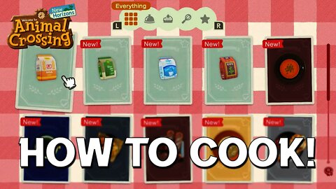 How To Cook in Animal Crossing New Horizons