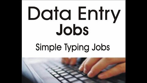 PART-TIME DATA ENTRY JOBS FROM HOME WITHOUT INVESTMENT 2021